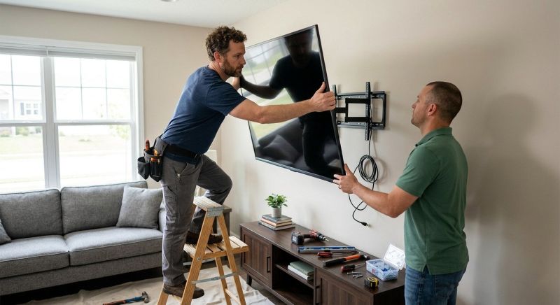 Bedroom TV Mounting in Kansas City, KS