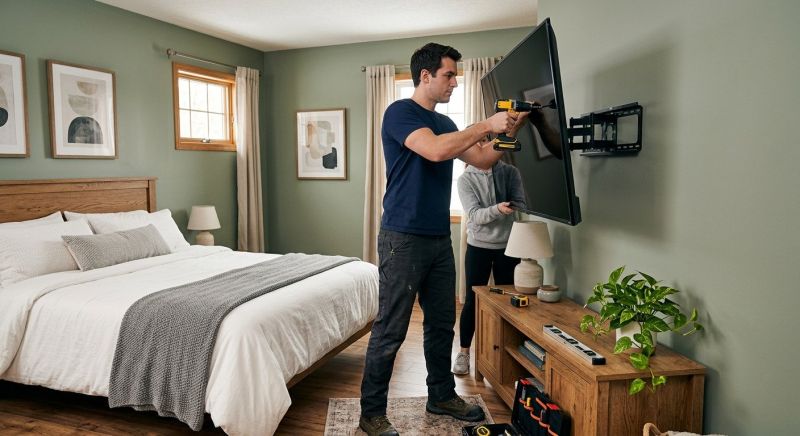 Bedroom TV Mounting in Boulder, CO