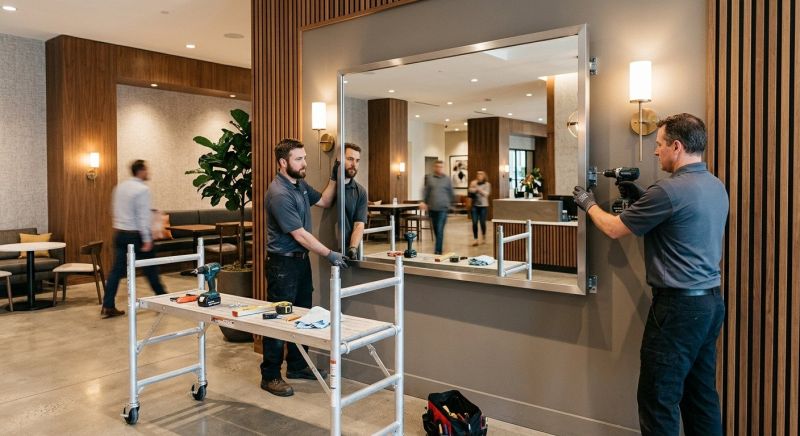 Commercial Mirror Installation in Arvada, CO