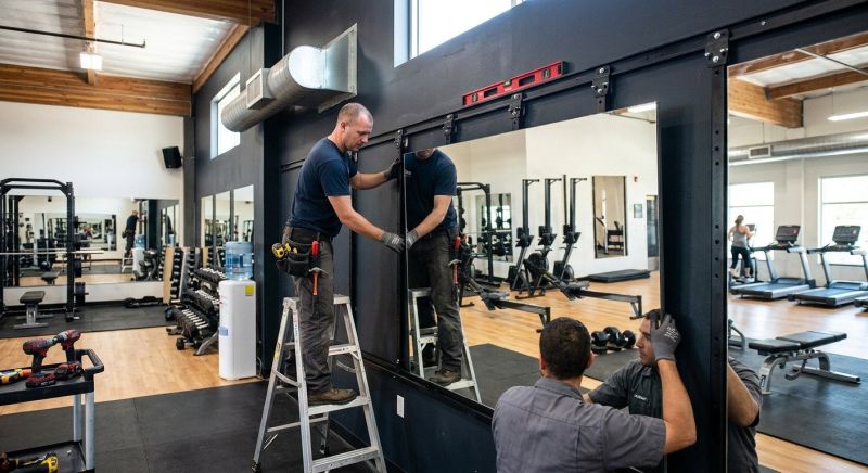 Fitness Mirror Installation in Arvada, CO