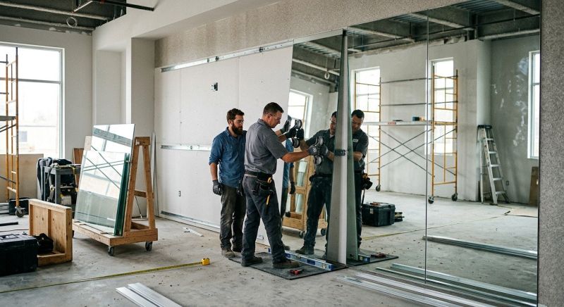 Studio Mirrors Installation in Longmont, CO