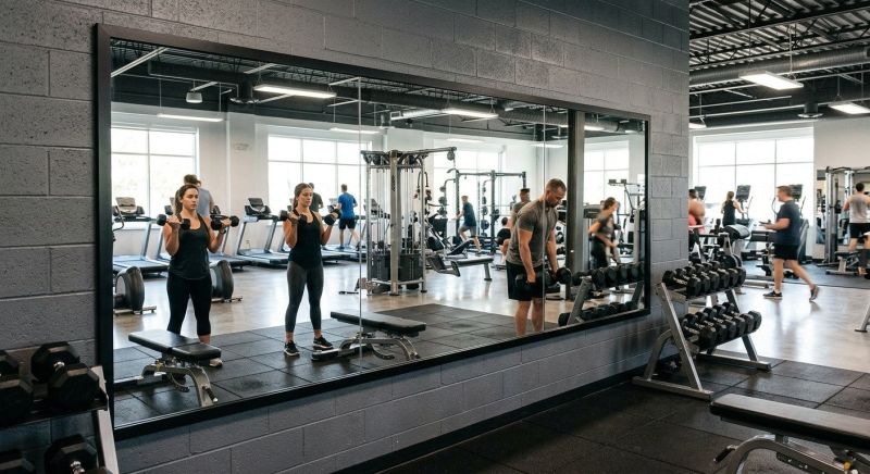 Fitness Mirror Installation in Longmont, CO