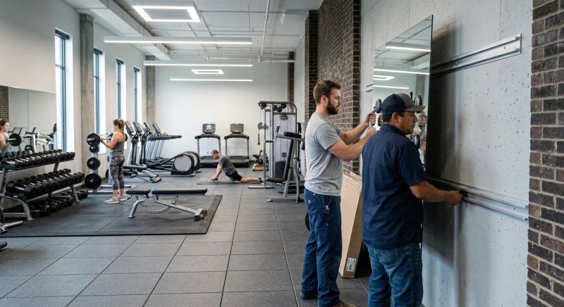 Workout Mirrors Installation in Arvada, CO